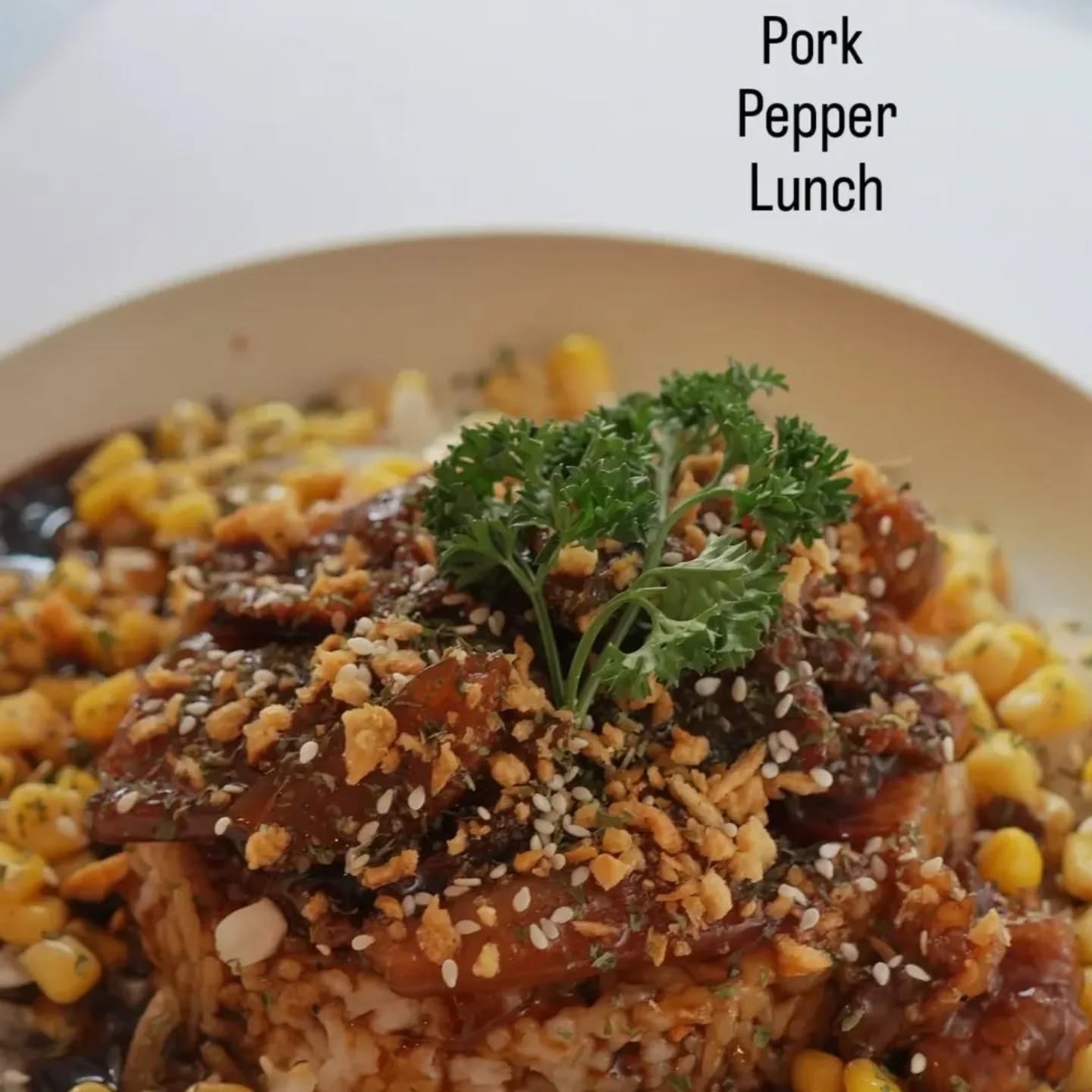 Pork Pepper Lunch